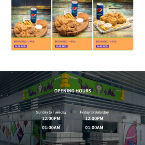 Restaurant Website Example